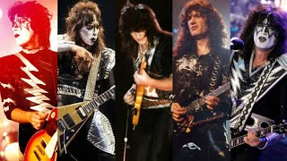 KISS  Love Gun Guitar Solo Evolution [upl. by Sirak]