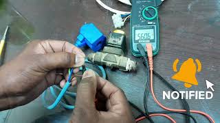 solenoid valve ko kaise check kare how to check solenoid valve l solenoid valve check in meter [upl. by Melita]