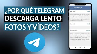 ¿Por qué TELEGRAM descarga lento fotos y videos  Solución al problema [upl. by Druce]