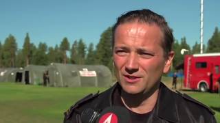 Polish Firefighter Comments on the Wildfires in Sweden [upl. by Nerrol]