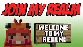 join my new minecraft bedrock realm Ep1 [upl. by Murat]