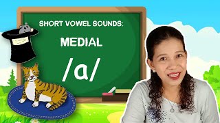 Short Vowel Sounds  Medial a  Kindergarten Reading  Phonics  Learning with Teacher Ira [upl. by Attenol]