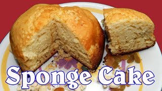 Sponge Cake recipe  How to make sponge cake without oven in bengali  Vanilla sponge cake [upl. by Birchard]