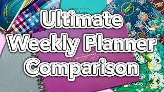 The ULTIMATE Weekly Planner Comparison [upl. by Amada]