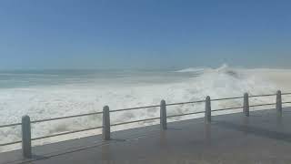 Tonga tsunami Aftereffects Cape Town Seapoint [upl. by Neelav]