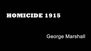 Homicide 1915  George Marshall  Walworth Murders  British Executions  Capital Punishment UK [upl. by Bibby]