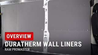 DuraTherm Wall Liners for RAM ProMaster Overview [upl. by Borek550]