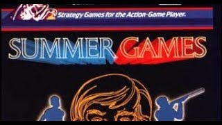 Lets Play  Summer Games Deutsch Commodore 64 [upl. by Pepita]