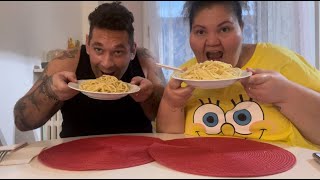 MUKBANG DI COPPIA CON LINGUINE AL TONNO PICCANTE [upl. by Latoye]