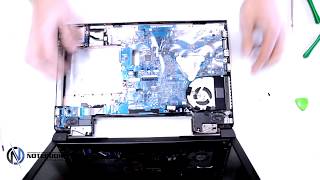 Lenovo IdeaPad B570  Disassembly and cleaning [upl. by Ecneralc]