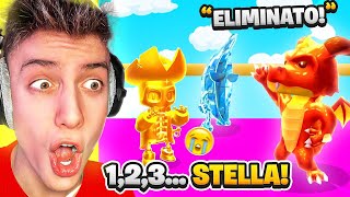 GIOCHIAMO a 1 2 3 STELLA con 1000€ in PALIO nel TORNEO di Stumble Guys [upl. by Enidualc]