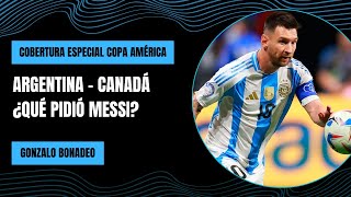 ¿QUÉ PIDIÓ MESSI  Gonzalo Bonadeo en Majul1079 [upl. by Melinda353]