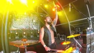 VIA SACRA THE ROAD TOUR  LAURUS NOBILIS MUSIC FEST 2016  INTROBLACK ANGEL DRUM CAM [upl. by Iat]