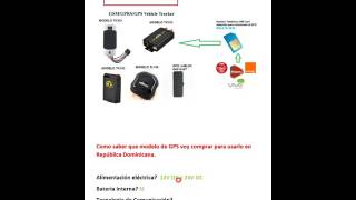 como funciona un GPS Tracker y cual comprar para usarlo en República Dominicana by 3nologic [upl. by Terris]