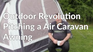 How To and Guide to Pitching a Air Caravan Awning [upl. by Donnell]