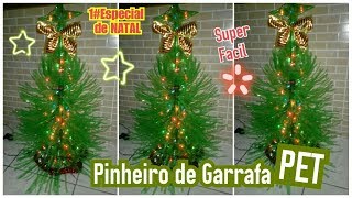 COMO FAZER PINHEIRO DE NATAL DE GARRAFA PET [upl. by Maryellen]