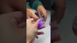 Full video Gel X application amp design Using apresnailofficial Sculpted long almond nails [upl. by Ennayar]