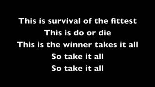 Eminem Survival lyrics [upl. by Inimak]