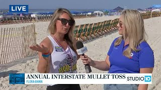 Annual Interstate Mullet Toss at FloraBama [upl. by Hakceber]