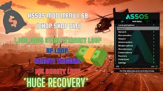 GTA V PC 168 ┃UNDETECTED ASSOS MOD MENU ┃INSANE RECOVERY Trolling amp more [upl. by Bosson]