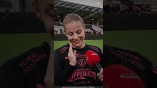 Anna Anvegård utser ligans bästa spelare [upl. by Otsuaf]