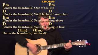 Under the Boardwalk The Drifters Guitar Strum Cover Lesson in G with ChordsLyrics [upl. by Jonme]