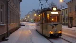 Weihnachtsstraßenbahn 2012 in Strausberg [upl. by Burkhardt]