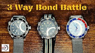 🥊 NTTD Seamaster Homage 3 Way Battle 🥊 Comparison Honest Watch Review HWR [upl. by Nuawd]