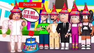 DAYCARE JANICE BIRTHDAY  Roblox  Brookhaven 🏡RP [upl. by Aihsek123]