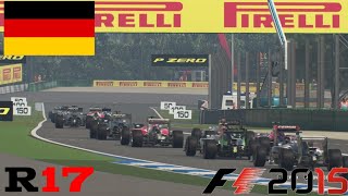 German Grand Prix F1 2015 17 On board with Fernando Alonso [upl. by Neelyk]