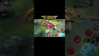 Franco 1 vs 5 💀mobilelegends mlbb franco francohook [upl. by Llenreb875]