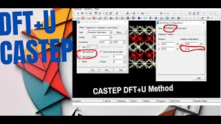 How to apply DFTU method in CASTEP Material studio Hubbard U parameter Correlation Effects [upl. by Jayne]