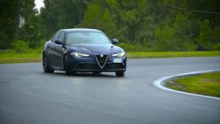 Alfa Romeo Giulia Quadrifoglio on track [upl. by Koralie43]