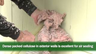 Insulating Walls with Dense Packed Cellulose [upl. by Almap]