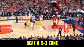 Offense vs 23 Zone Defense [upl. by Wera]