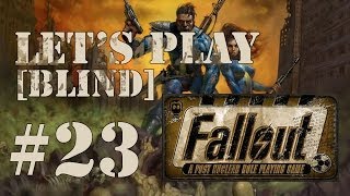 Lets Play Fallout 1 blindpart 23  Getting Clues [upl. by Lakin972]