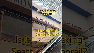 Was Seattle Monorail worth taking as a tourist seattle washingtonstate usa travel monorail [upl. by Case]