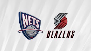 New Jersey Nets v Portland Trail Blazers  Kobe Era  NBA 2K24 [upl. by Haleigh]