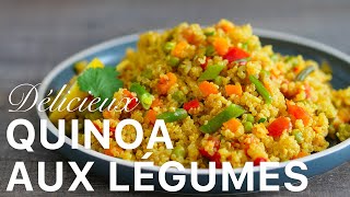 Recette De Quinoa Aux Légumes A LIndienne 𑁍 Pankaj Sharma [upl. by Ailhat915]