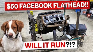 I Bought a 50 Ford Flathead V8 Engine on Facebook Marketplace Will It Run [upl. by Ahseinad]