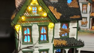 Dept 56 Halloween Village Spooky Farm House 55315 Test Video [upl. by Sitto611]