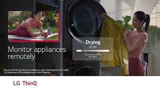 LG ThinQ App  Monitoring [upl. by Sherburn]