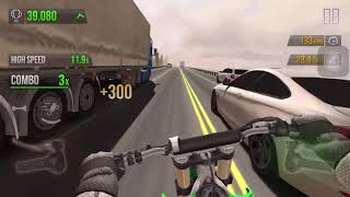 How to overtake in traffic rider  walkthrough mobile gaming [upl. by Yntirb315]