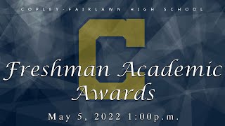 Freshman Academic Awards Copley High School [upl. by Dawaj]