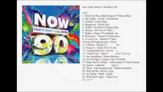 Now Thats What I Call Music 90  Now 90  Tracklist [upl. by Lerud142]