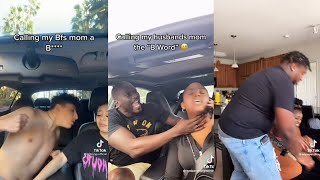 Calling my boyfriends Mom a Bch Prank to see his reaction  TikTok Compilation 15 [upl. by Esch895]