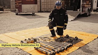 Paratech Highway Vehicle Stabilization Kit  Contents amp Deployment [upl. by Idnib]