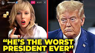 Taylor Swift Goes Live Calls Out Trump as the Worst President Ever [upl. by Tessi]