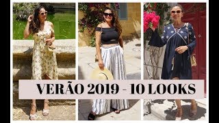 TENDÊNCIAS VERÃO 2019  10 LOOKS PARA USAR JÁ [upl. by Nomrej]