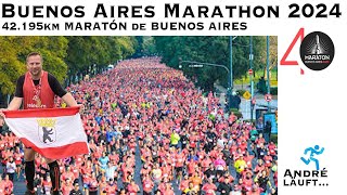 42195km Marathon Buenos Aires 2024  MARATÓN de BUENOS AIRES 2024 [upl. by Tibbitts795]